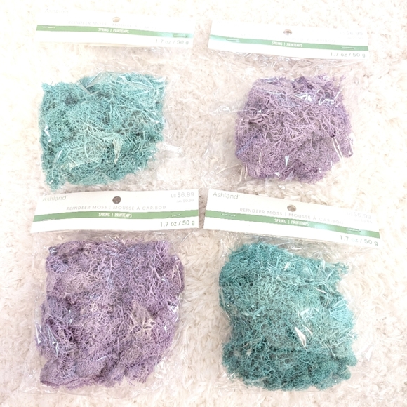 Ashland Other - Ashland Spring Decor Reindeer Moss 4 Packs NWT